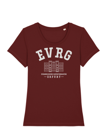 T-Shirt | Damen | burgundy - EVRG