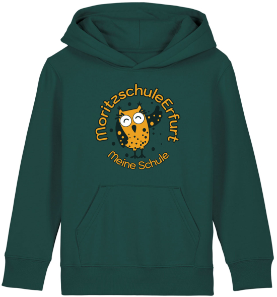 Hoodie | Kinder | college | glazed green | Moritzschule Erfurt
