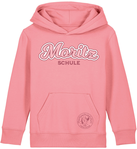 Hoodie | Kinder | retro | pink joy | Moritzschule Erfurt