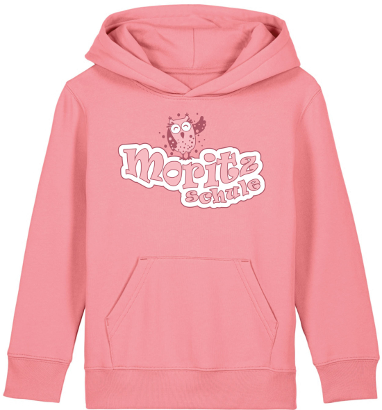 Hoodie | Kinder | cloud | pink joy | Moritzschule Erfurt