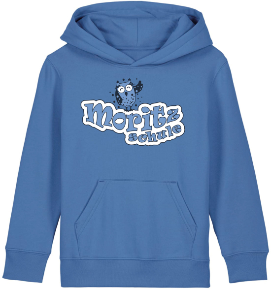 Hoodie | Kinder | cloud | bright blue | Moritzschule Erfurt