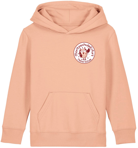 Hoodie | Kinder | meine Schule | fraiched peche | Moritzschule Erfurt