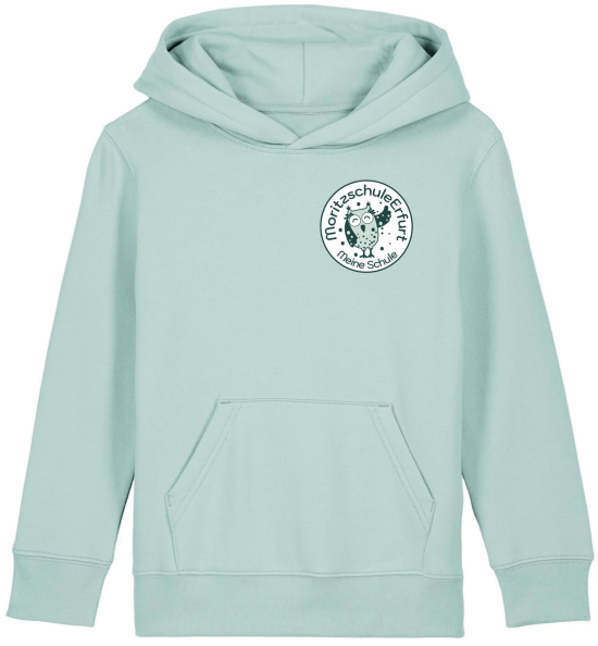 Hoodie | Kinder | meine Schule | caribbean blue | Moritzschule Erfurt