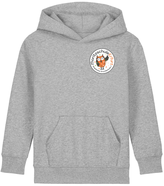 Hoodie | Kinder | GS7 | heather gray | Moritzschule Erfurt