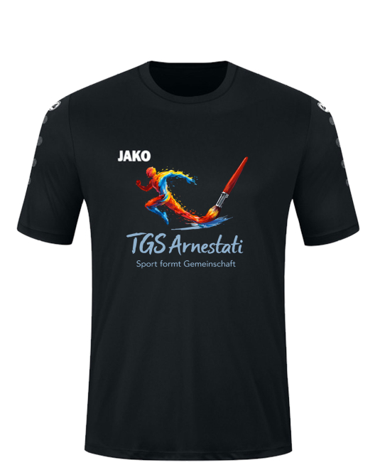 Trikot Sport für Kinder/Herren | Jako Team | schwarz kurzarm | TSG Arnestati
