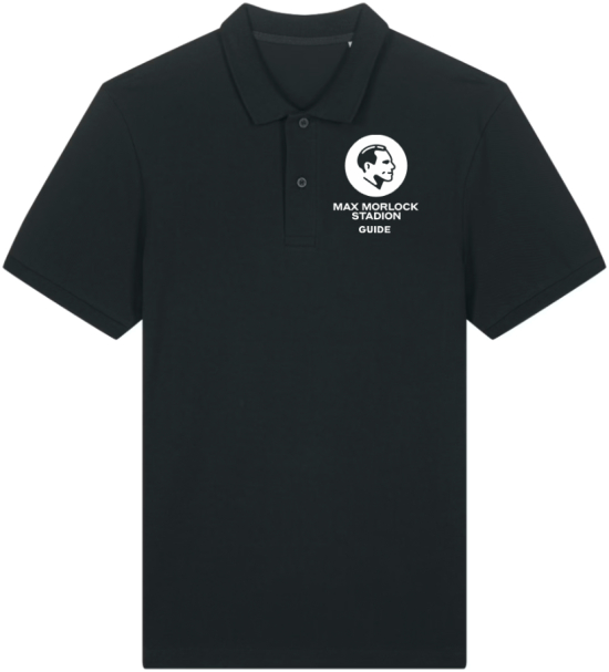 Polo | Herren | Slim Fit | schwarz | Max Morlock Stadion Guide