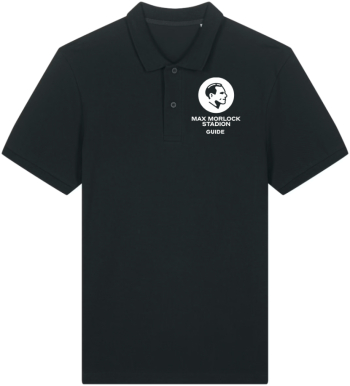 Polo | Herren | Slim Fit | schwarz | Max Morlock Stadion Guide