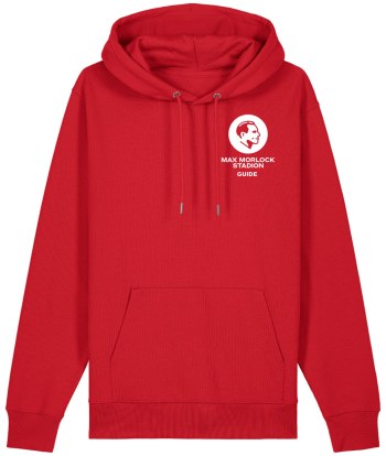 Hoodie | unisex | rot | Max Morlock Stadion Guide