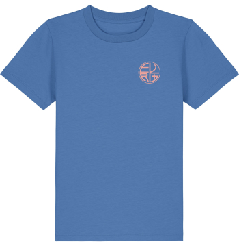 T-Shirt | Kinder | bright blue | EVRG Kreislogo