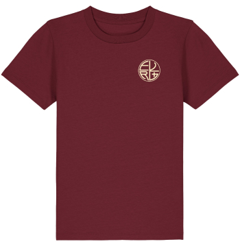 T-Shirt | Kinder | burgundy | EVRG Kreislogo