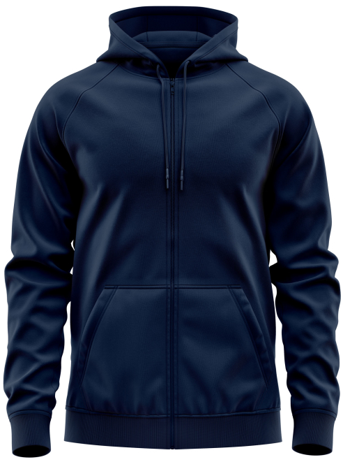 Kapuzenjacke | unisex | french navy | EVRG est. 1561 Logo