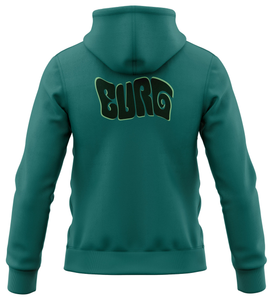 Hoodie | Kapuzensweatshirt | Unisex | green bay | EVRG est 1561 | Rückenlogo